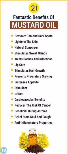 Mustard Oil Benefits