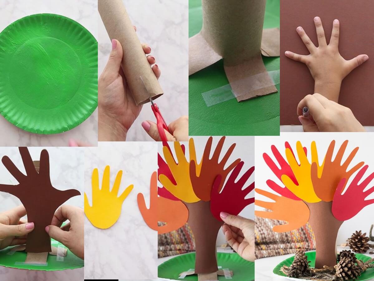 Handprint tree Craft for kids