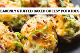 Heavenly Stuffed Baked Cheesy Potatoes Recipe
