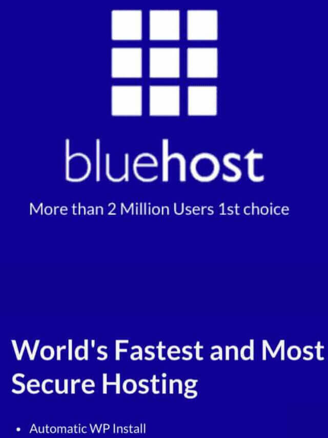 blue host plan
