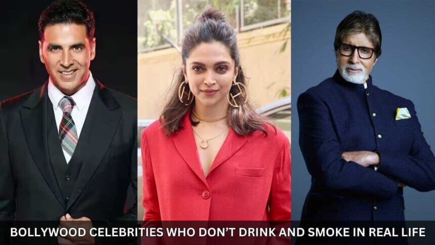 bollywood actors who don't drink and smoke